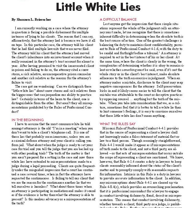 November 2014 – Little White Lies